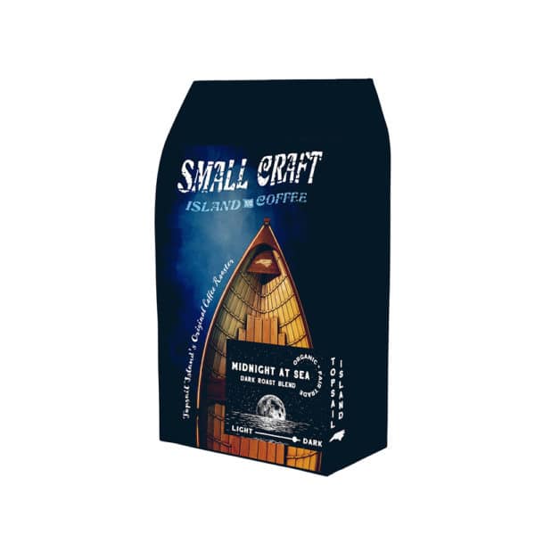 Small Craft Dark Roast Blend - Organic & Fair Trade Coffee - Angle