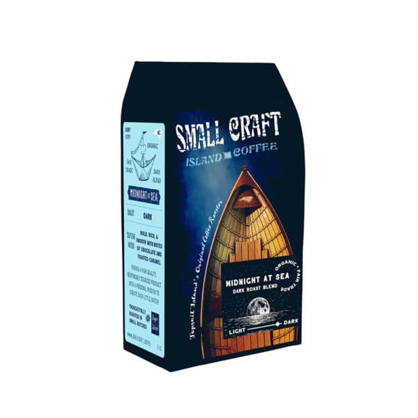 Small Craft Dark Roast Blend - Organic & Fair Trade Coffee - Side