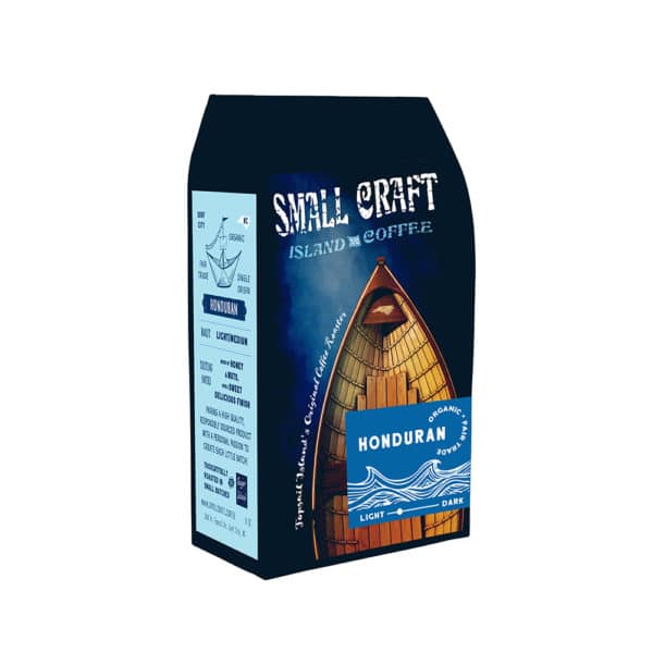 Small Craft Honduran Single Origin Organic Fair Trade Coffee - Side