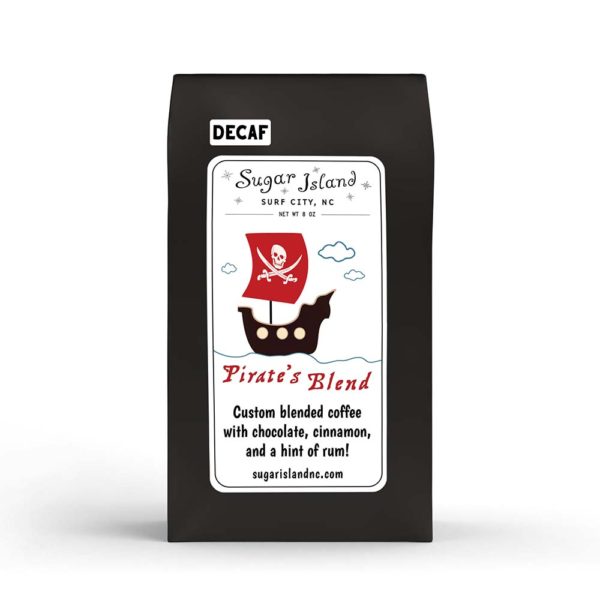 Sugar Island Pirates Blend Decaf Chocolate Coffee