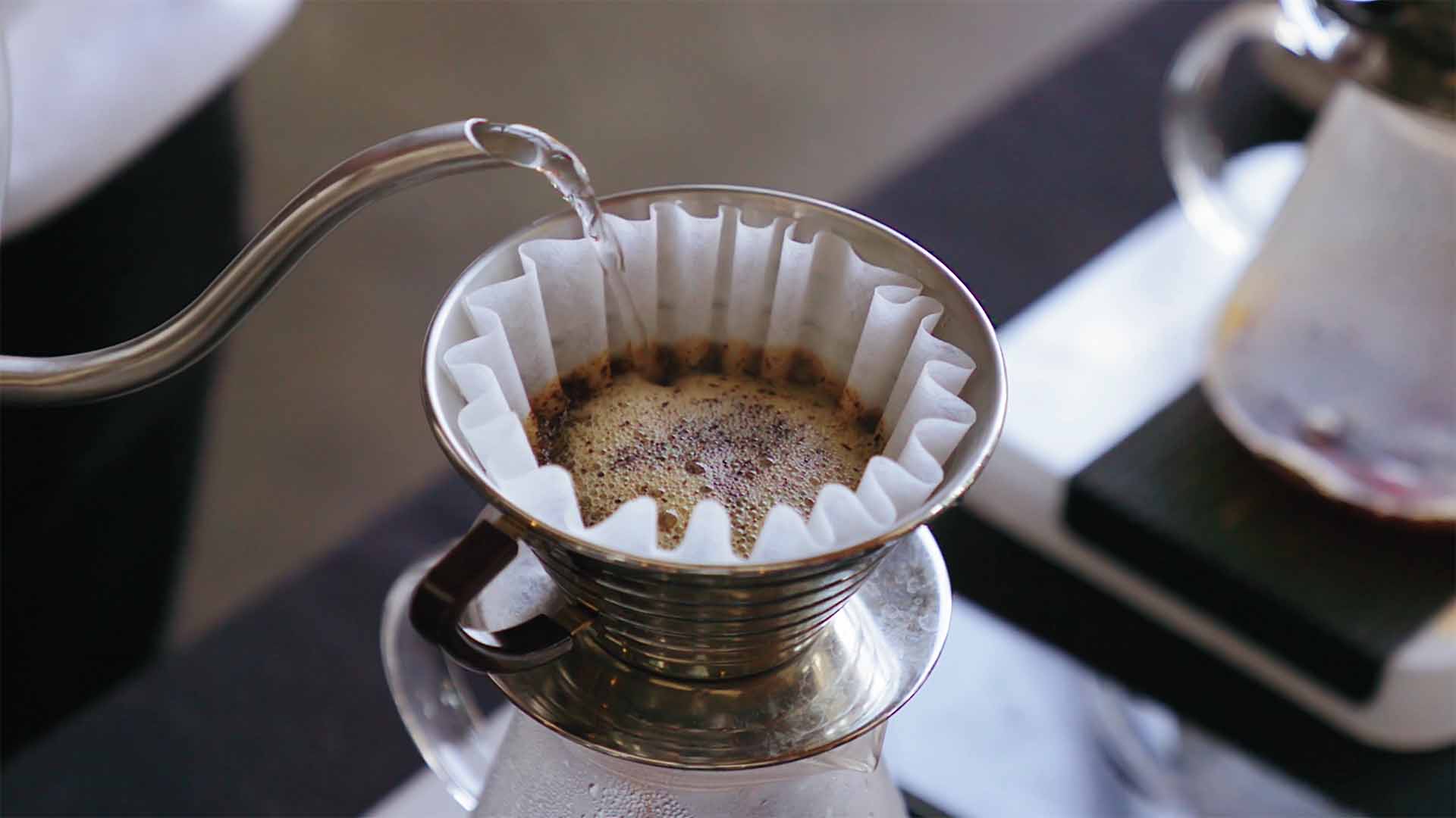 small craft coffee pourover